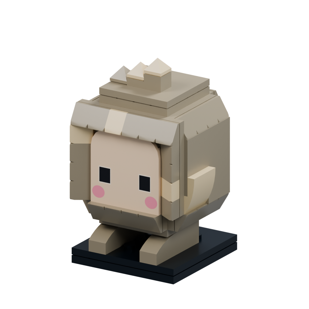 Rocky brick model