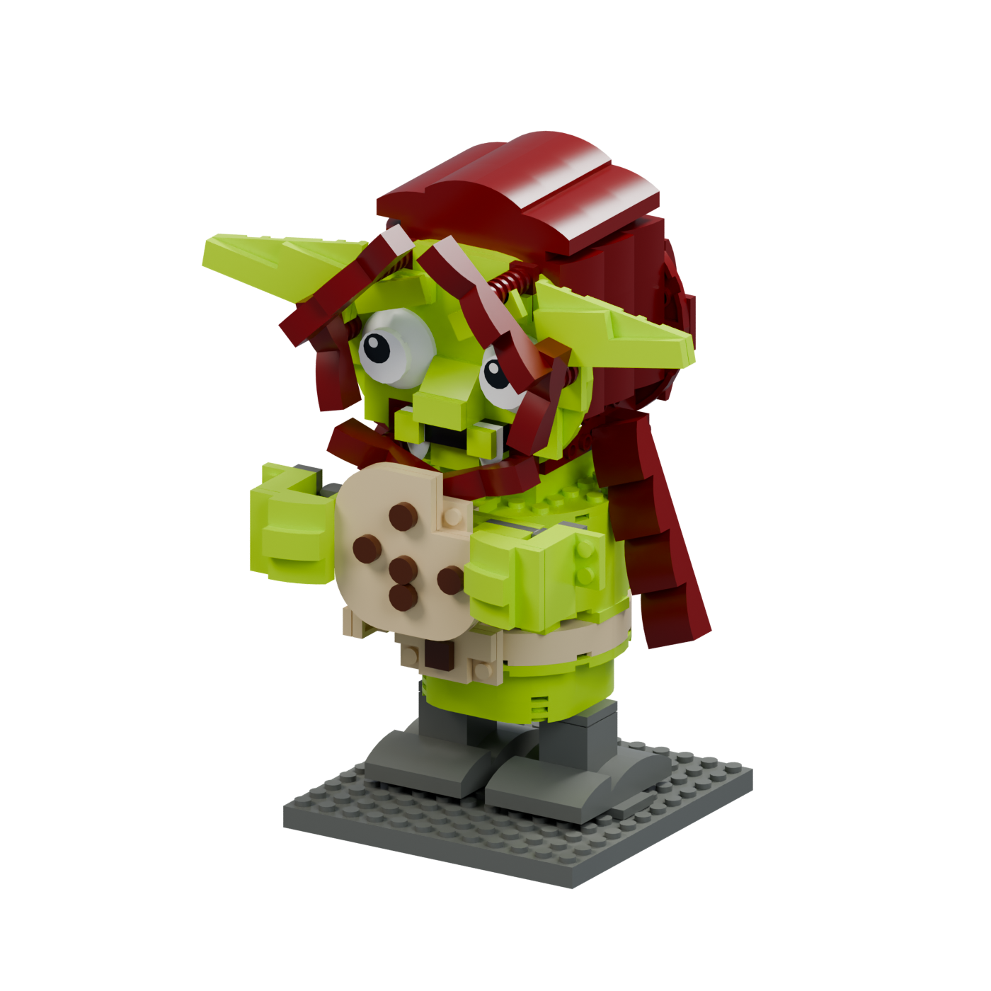 Snack Thief — Goblin brick model